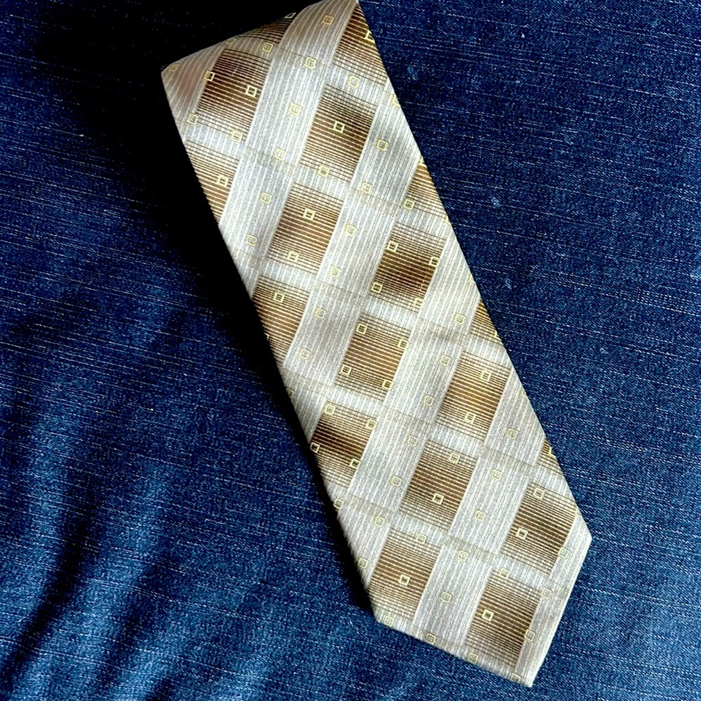 🇺🇸Romario Manzini geometric necktie